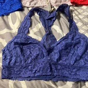 Free People Purple Lace Bralette Intimates